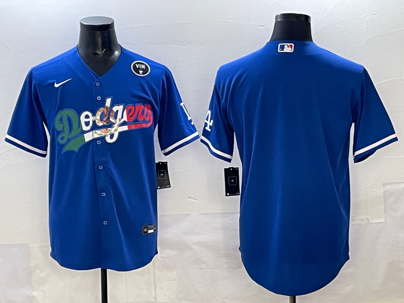 Men Los Angeles Dodgers blank blue Nike 2025 MLB All Star Jersey 0041->los angeles dodgers->MLB Jersey